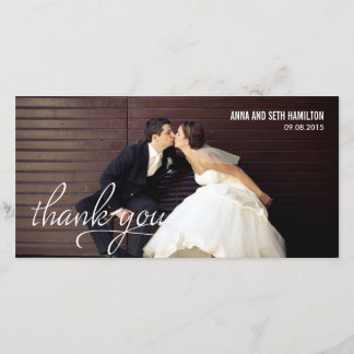 HANDSCHRIFTLICHE Vielen Dank Karten - Weiß