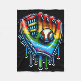 Handschuh-Tropf - Regenbogen-Weich und tropfend ve Fleecedecke