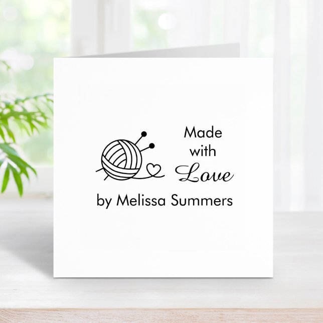 Handschuhe aus Spinngarn, hergestellt mit Liebe 4 Gummistempel (Von Creator hochgeladen)