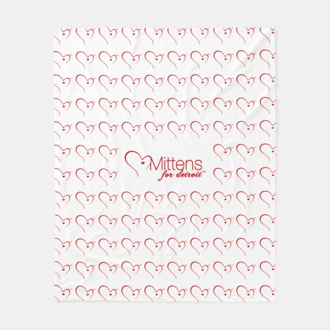 Handschuhe für Detroit-Fleece-Decke Fleecedecke (Vorderseite)