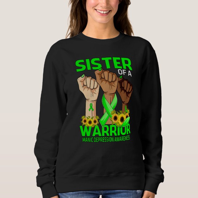 HandSchwester eines Kriegers, die sich vor einer M Sweatshirt (Vorderseite)