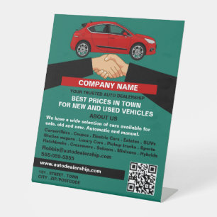 Handshake Design, Autohauswerbung Sockelschild