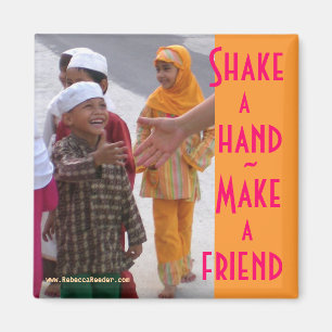 Handshake Make friends Magnet
