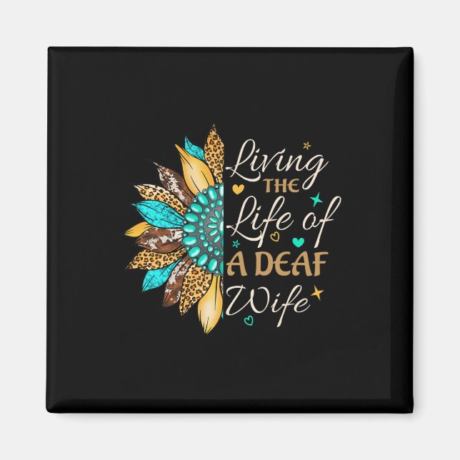 Handsignsprache Leben eines stolzen Toten Magnet (Vorne)