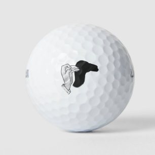 Handsilhouette Kamel Golfball