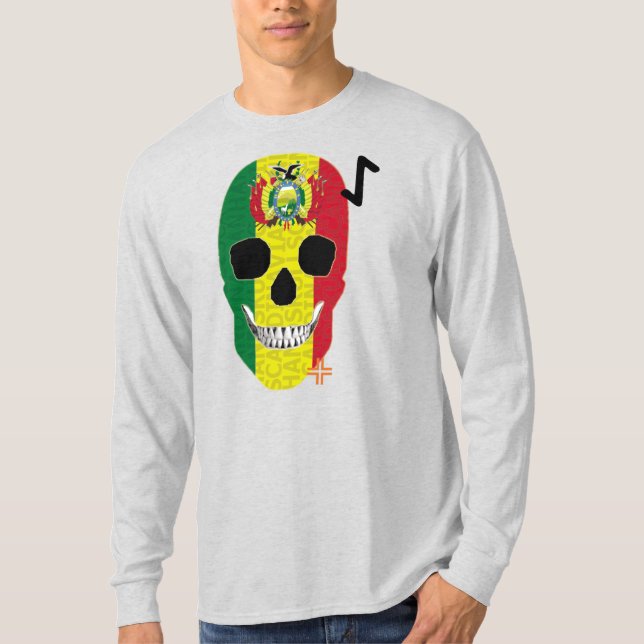 HANDSKULL Bolivien Long Sleeve T - Shirt B2 (Vorderseite)