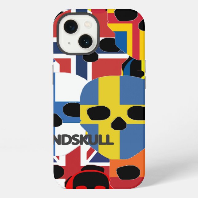 HANDSKULL Cerebro iPad Barely There Case-Mate iPhone Hülle (Rückseite)