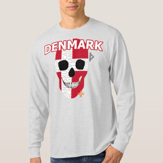 HANDSKULL Dänemark Long Sleeve T - Shirt B2 (Vorderseite)