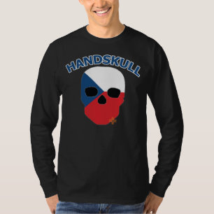 HANDSKULL die Tschechoslowakei - grundlegende T-Shirt