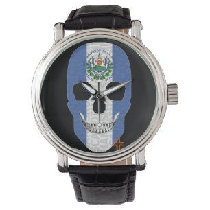 HANDSKULL El Salvador Uhrenleder B2 Armbanduhr