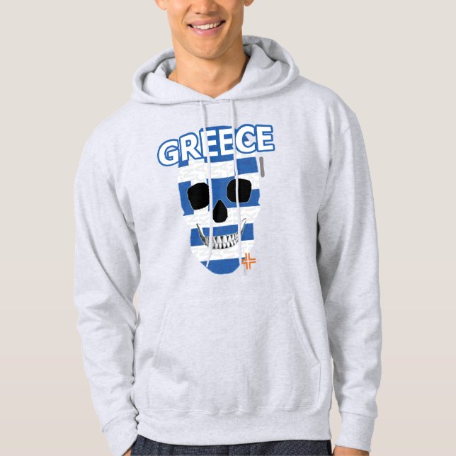 HANDSKULL Griechenland Hooded Sweatshirt B2 (Vorderseite)