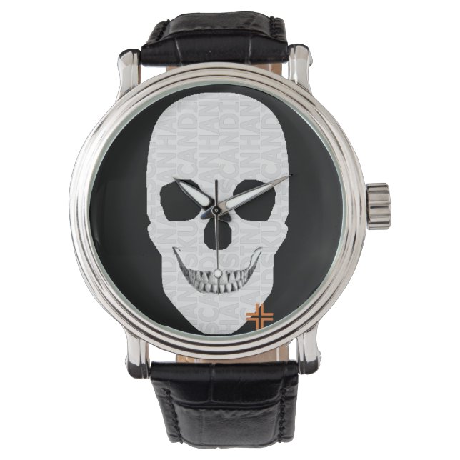 HANDSKULL Handskull Uhrenleder B2 Armbanduhr (Vorderseite)