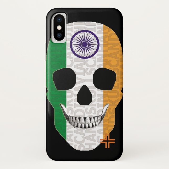 HANDSKULL India case iPhone X B2 (Rückseite)