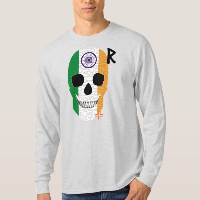 HANDSKULL India Long Sleeve T - Shirt B2 (Vorderseite)