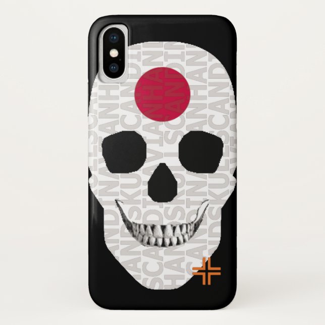 HANDSKULL Japan Gehäuse iPhone X B2 Case-Mate iPhone Hülle (Rückseite)