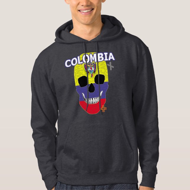 HANDSKULL Kolumbien Hooded Sweatshirt B2 (Vorderseite)
