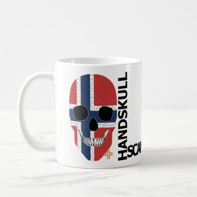 HANDSKULL Norwegen Classic Tasse O4 (Links)