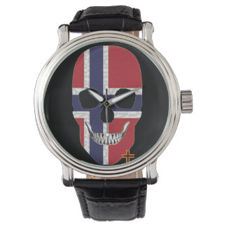HANDSKULL Norwegen Uhrenleder B2 Armbanduhr