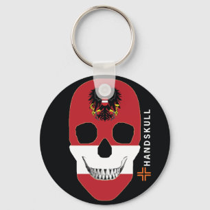 HANDSKULL Österreich, glücklicher Schädel, österre Schlüsselanhänger