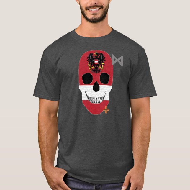HANDSKULL Österreich T - Shirt B2 (Vorderseite)