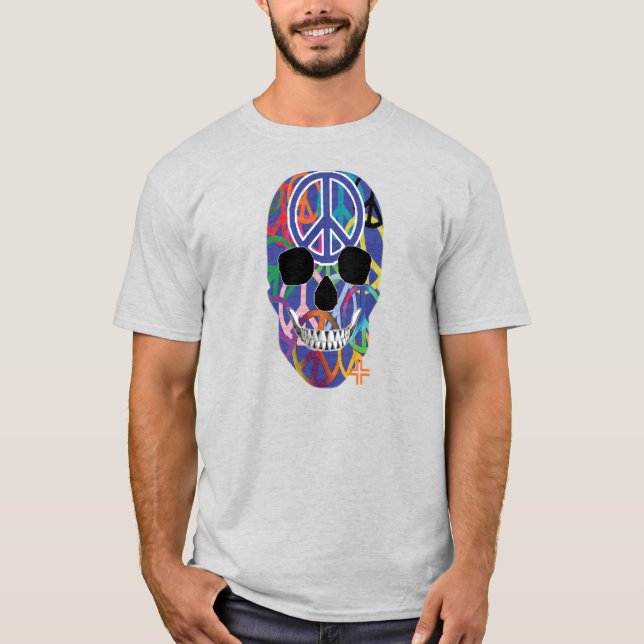 HANDSKULL Peace T - Shirt Basic B2 (Vorderseite)