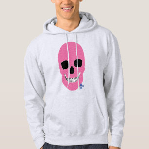 HANDSKULL Rebel Pink Hooded Sweatshirt B2