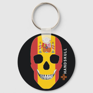 HANDSKULL Spanien, glücklicher Schädel, spanische Schlüsselanhänger