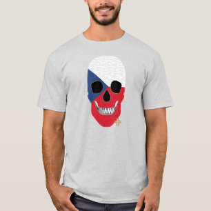 HANDSKULL T - Shirt der Tschechoslowakei B2