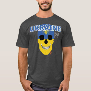 HANDSKULL Ukraine T - Shirt B2