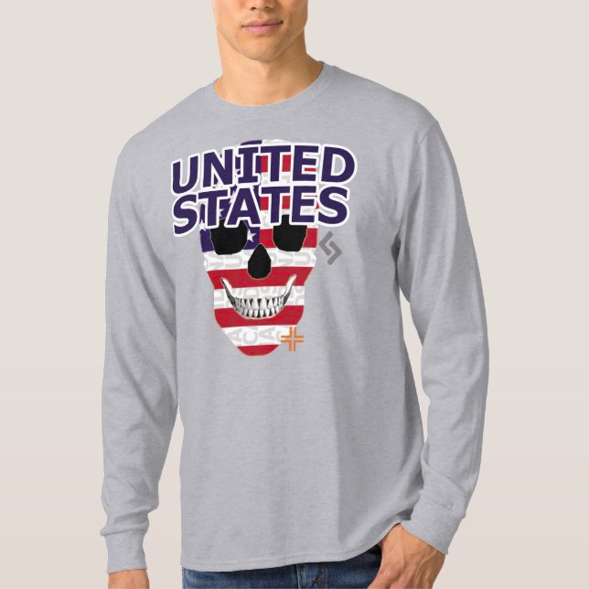 HANDSKULL USA Long Sleeve T - Shirt B2 (Vorderseite)