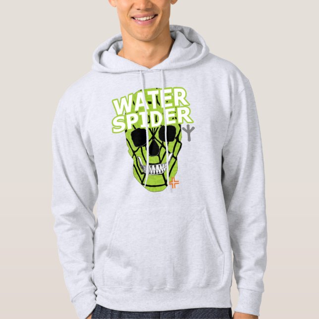 HANDSKULL Web Green Hooded Sweatshirt B2 (Vorderseite)