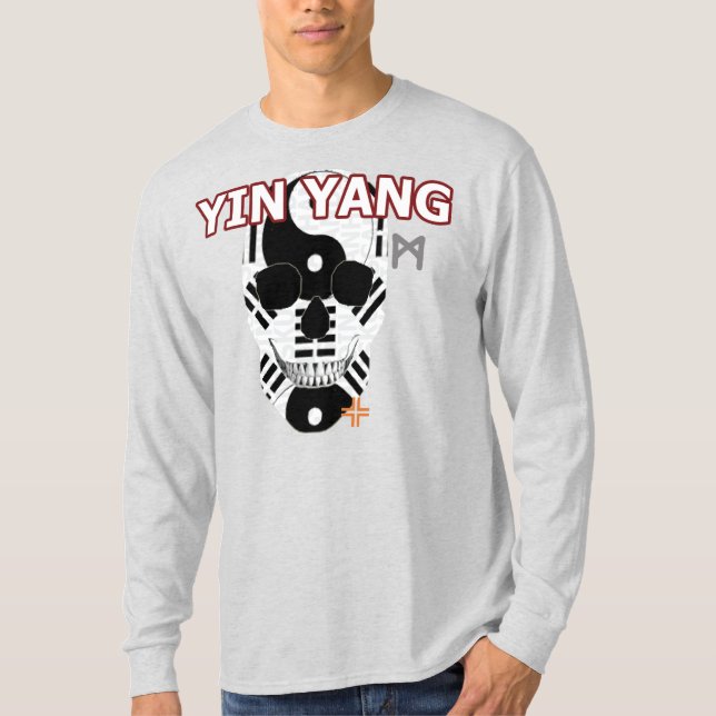 HANDSKULL Yin Yang Long Sleeve T - Shirt B2 (Vorderseite)