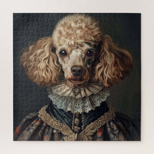 Handsome Baroque Poodle Puzzle (Vertikal)
