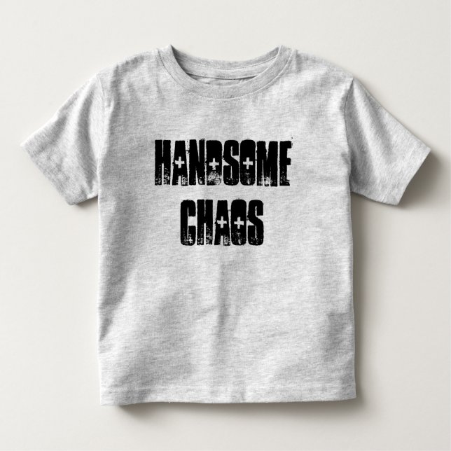 Handsome Chaos Kleinkind T-shirt (Vorderseite)