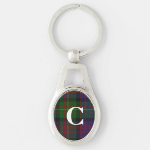 Handsome Clan Carnegie Kariert Monogram Key Chain Schlüsselanhänger