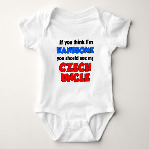 Handsome Czech Uncle Baby Strampler