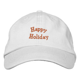 Handsome Happy Holiday Printed Classic Style-Hat Bestickte Baseballkappe