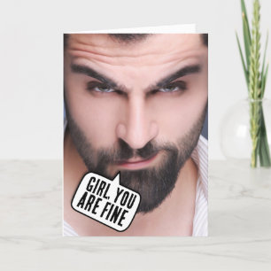 HANDSOME HUNK KOMPLIMENTARER GEBURTSTAG FÜR IHRE K KARTE