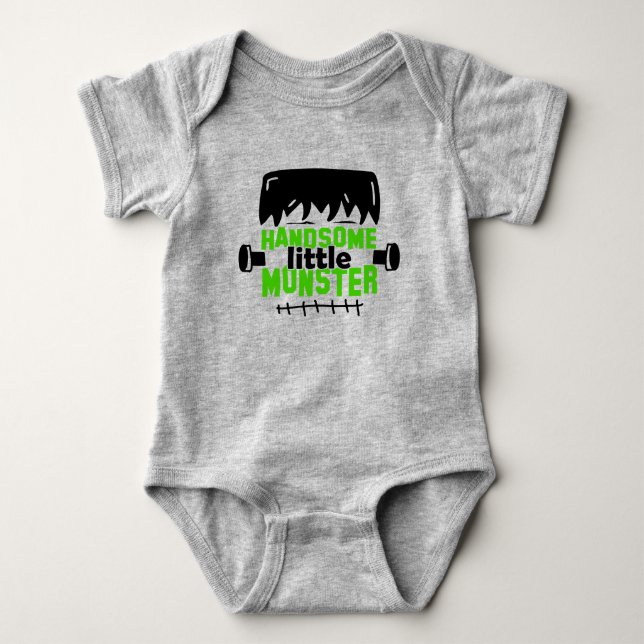 Handsome Little Munster Baby Strampler (Vorderseite)