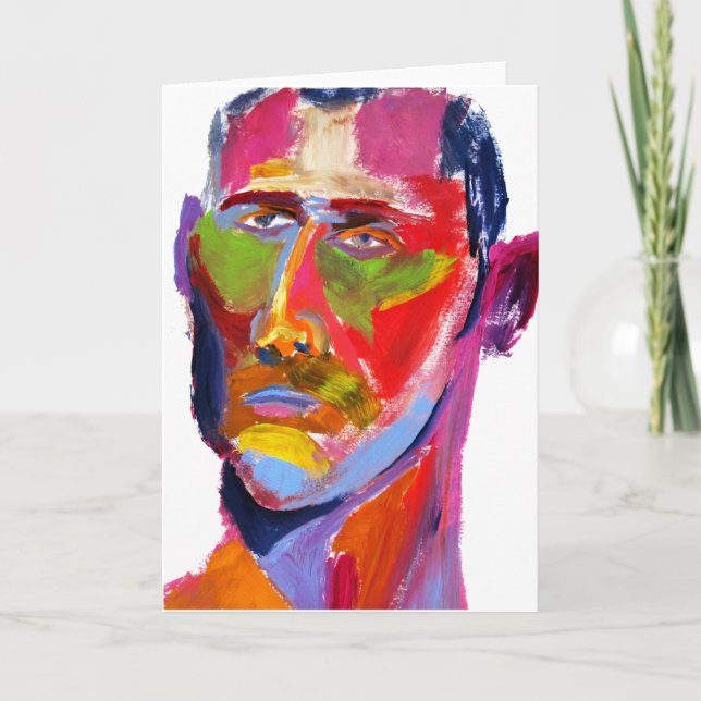 Handsome Man Karte (Vorderseite)