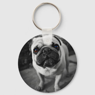Handsome Mops Schlüsselanhänger