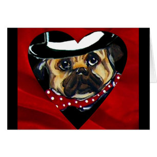 Handsome Mops Valentine
