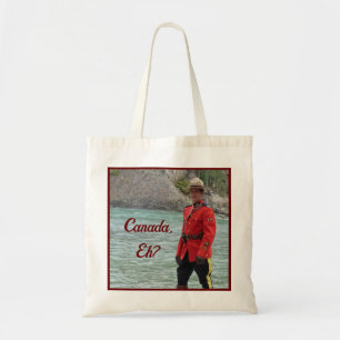 Handsome Mountie Happy Canada Day Funny Foto Tragetasche