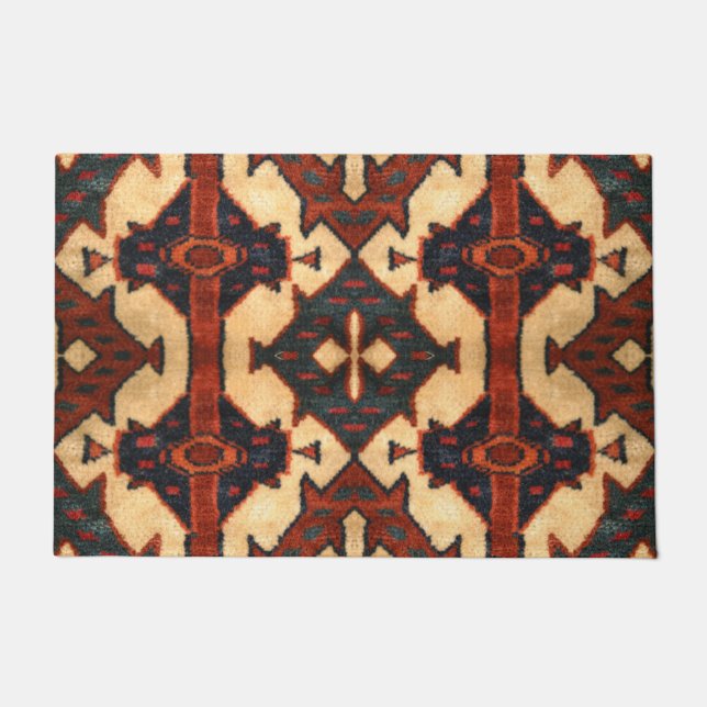 Handsome Oriental Rug Design Door Mat Fußmatte (Vorderseite)