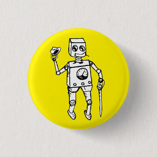 Handsome Robot von Fred Wilder auf Yellow Button