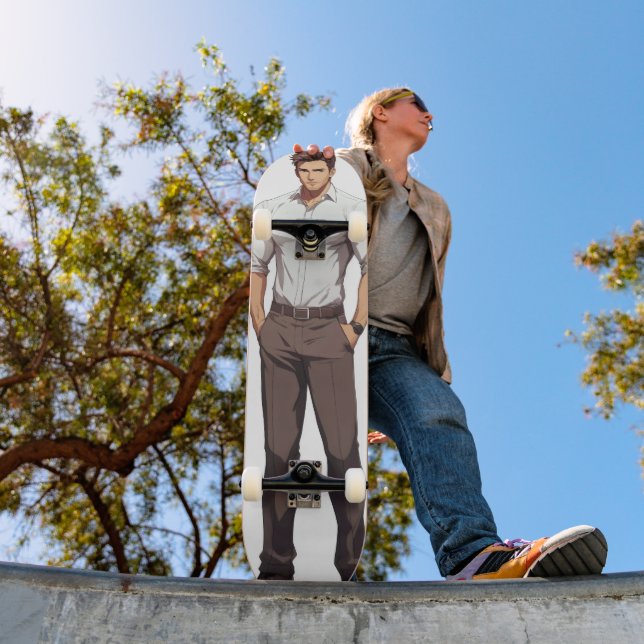Handsome Rugged Ikemen Anime Skateboard (Außenbereich 1)