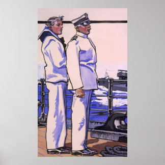 Handsome Sailors, Art. Poster