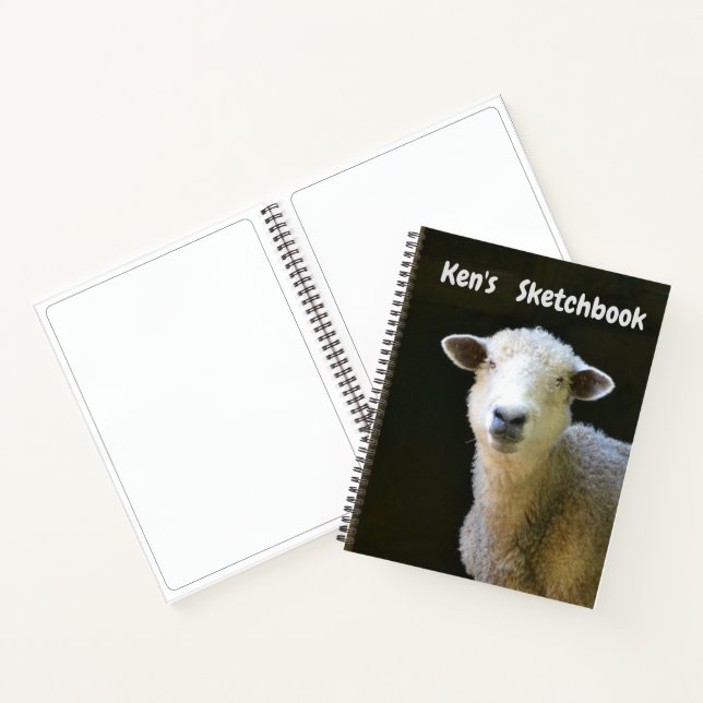 Handsome Sheep Sketchbook Notizbuch (Innenseite)