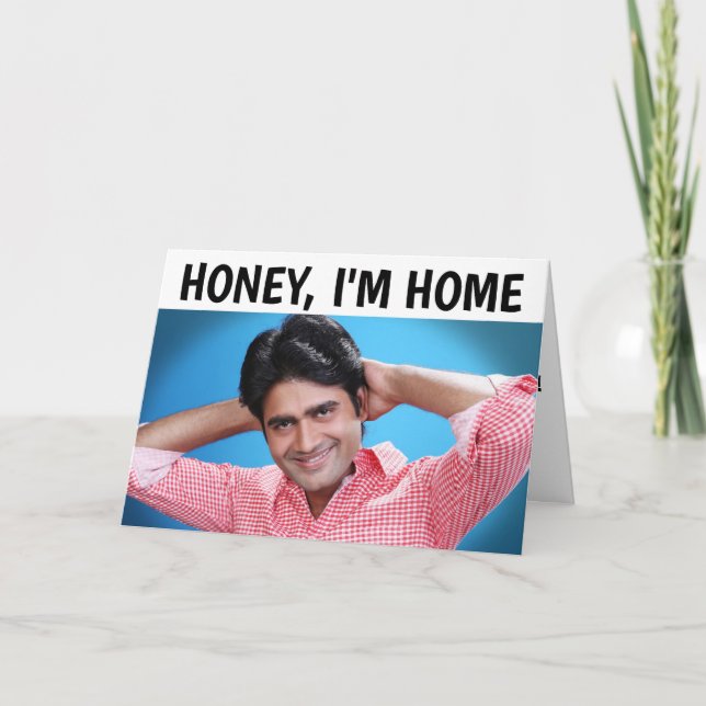 HANDSOME SPANISCHER TYP, FUNNY BIRTHDAY CARD FÜR S KARTE (Vorderseite)