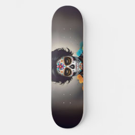Handsome Sugar Skull Man Boy Teen Skate Deck Skateboard